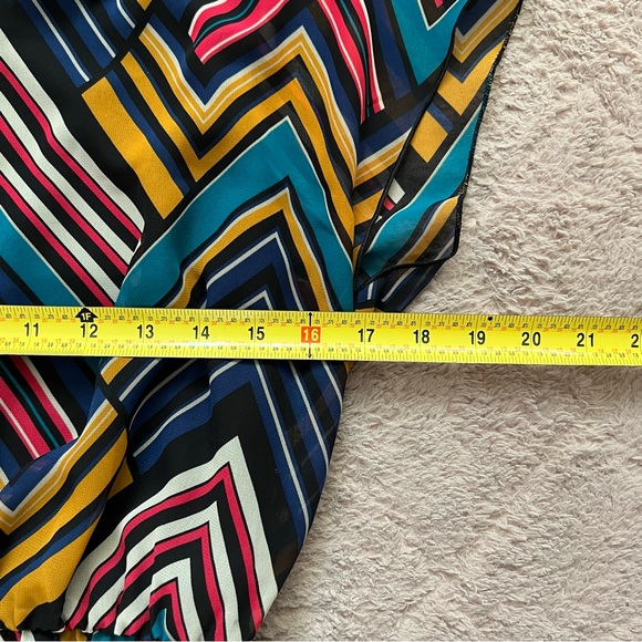 City Triangles Zigzag Print Dress Women’s Size M - Picture 5 of 8